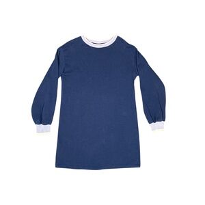 Hanna Andersson Navy Blue Dress Size 8